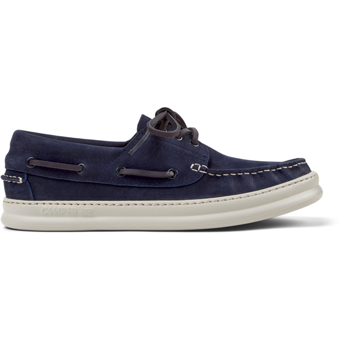 Scarpe stringate - CAMPER Runner Four - Blu - Pelle nabuk