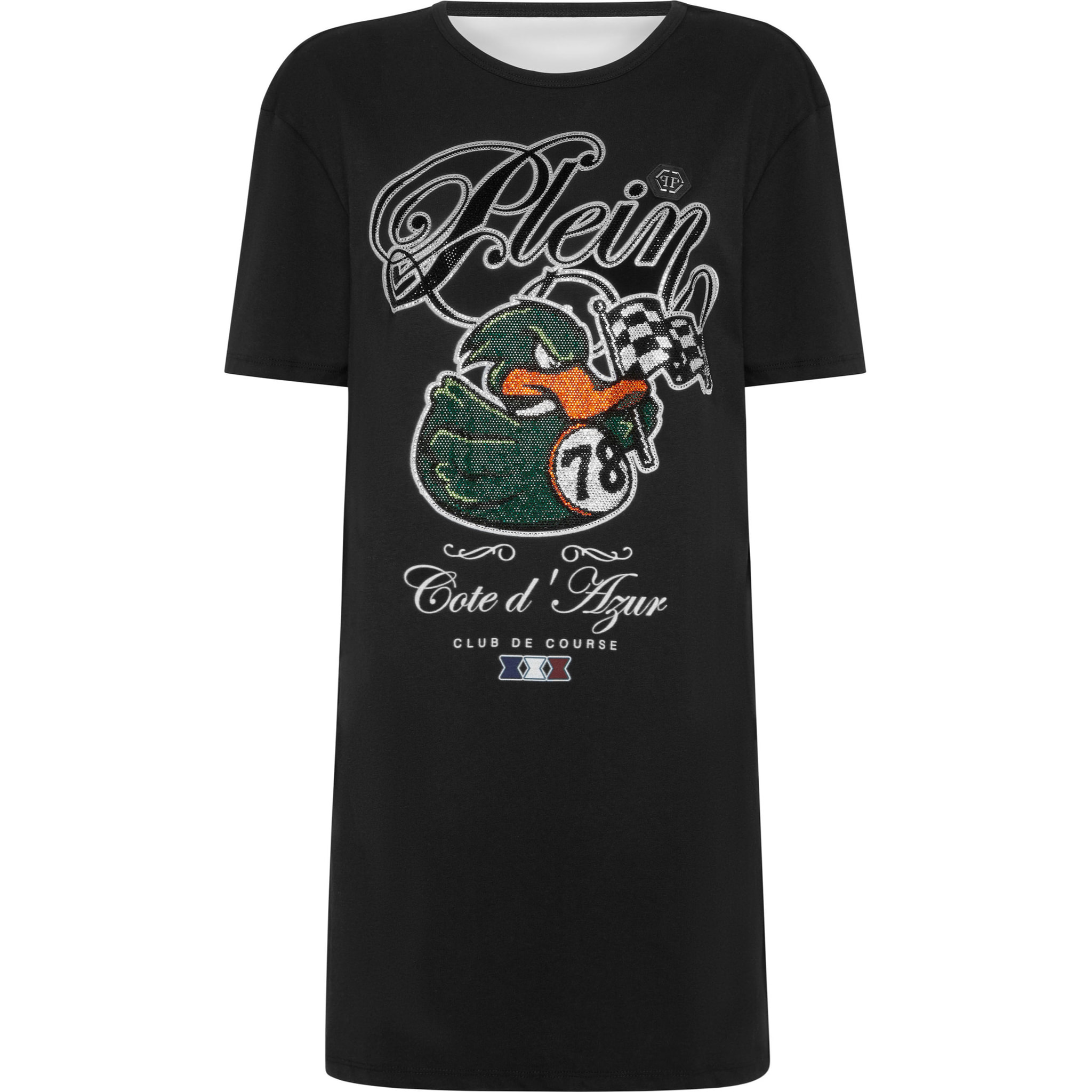 PHILIPP PLEIN T-Shirt Dress Short DUCK