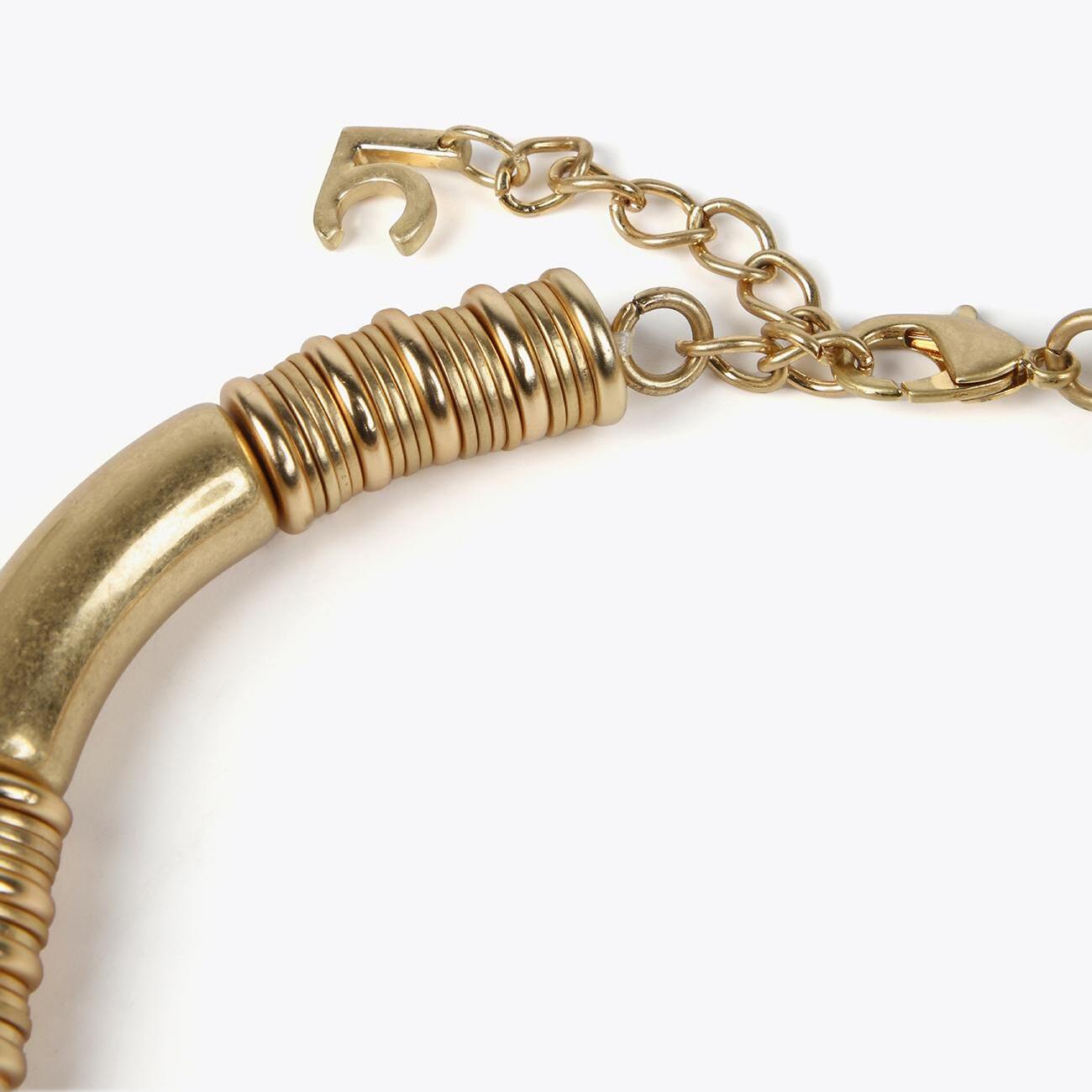 Collana elementi dorati