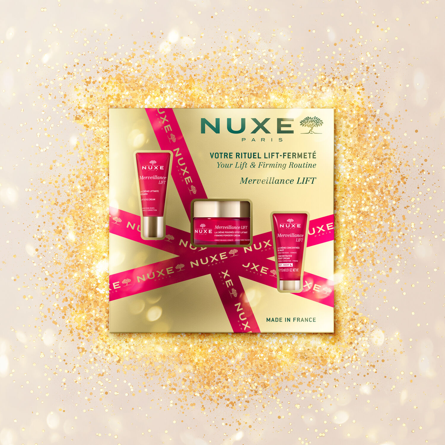 Merveillance Lift - Coffret Crème Poudrée Effet Liftant 50ml + 2 Produits