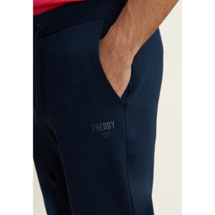 Pantaloni Sportivi in cotone con Polsini