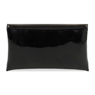 Pochette in vernice nera
