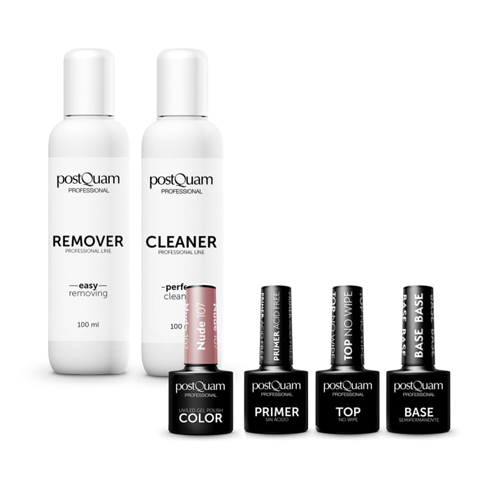 Kit de manucure semi-permanente couleur nude