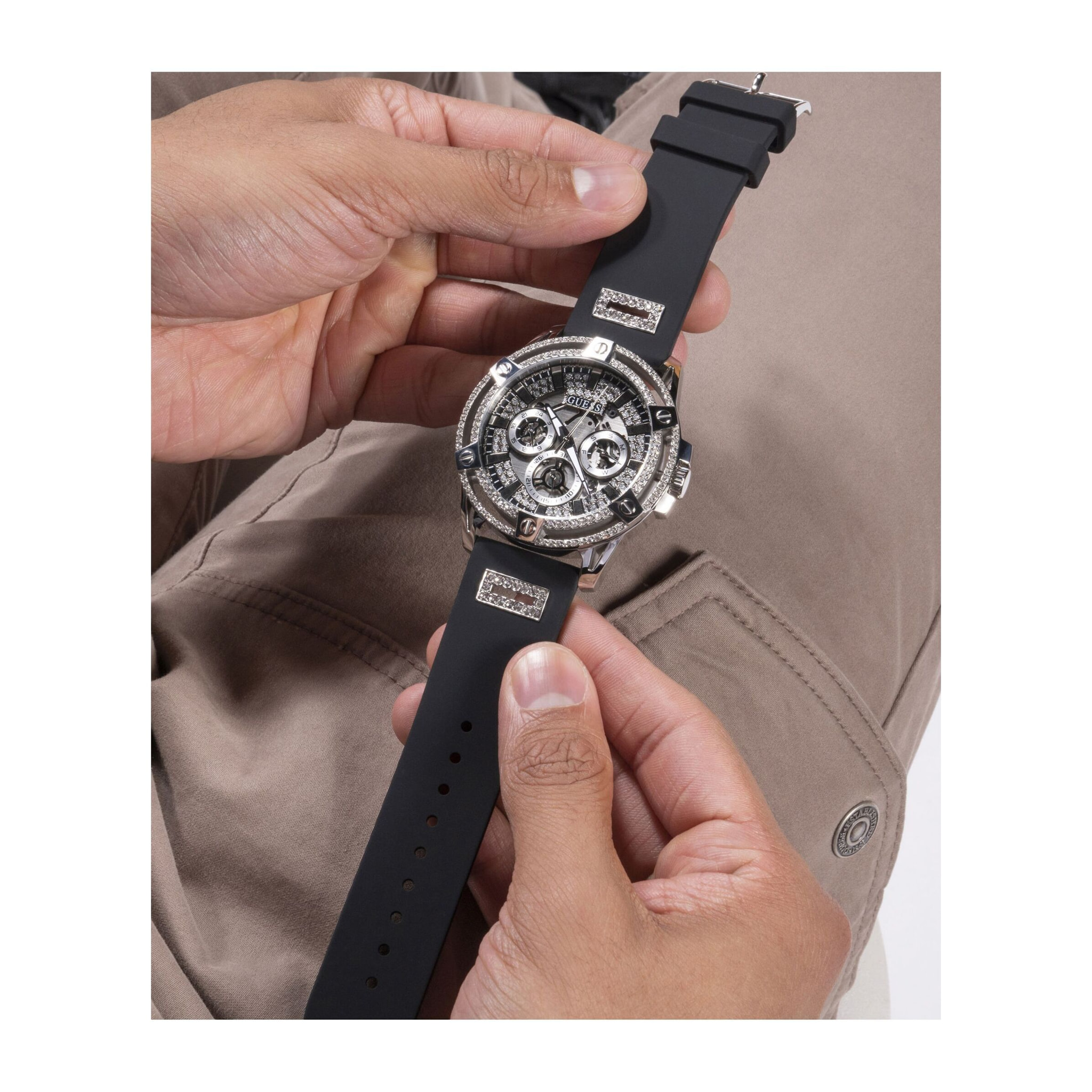 Guess Orologio Analogico Al Quarzo Gt King