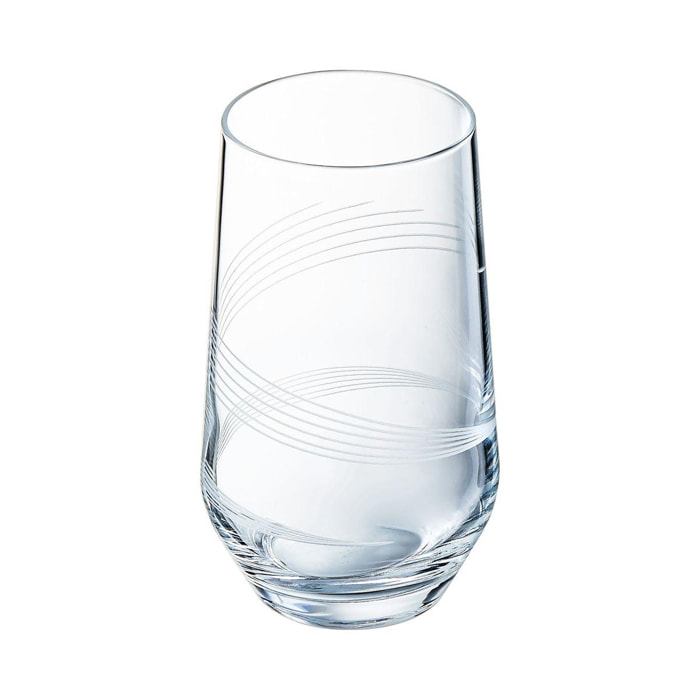 4 verres hauts 40cl Intense - Cristal d'Arques - Ultra résistant