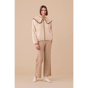 Giacca donna eco pelliccia articolo unito. Noidinotte