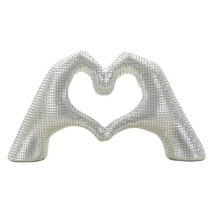 SCULTURA LOVER SILVER CM 25X7,5X13,5