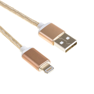DAM CAVO DATI MAGNETICO LIGHTNING 8 PIN 1001 Cm. Colore: oro