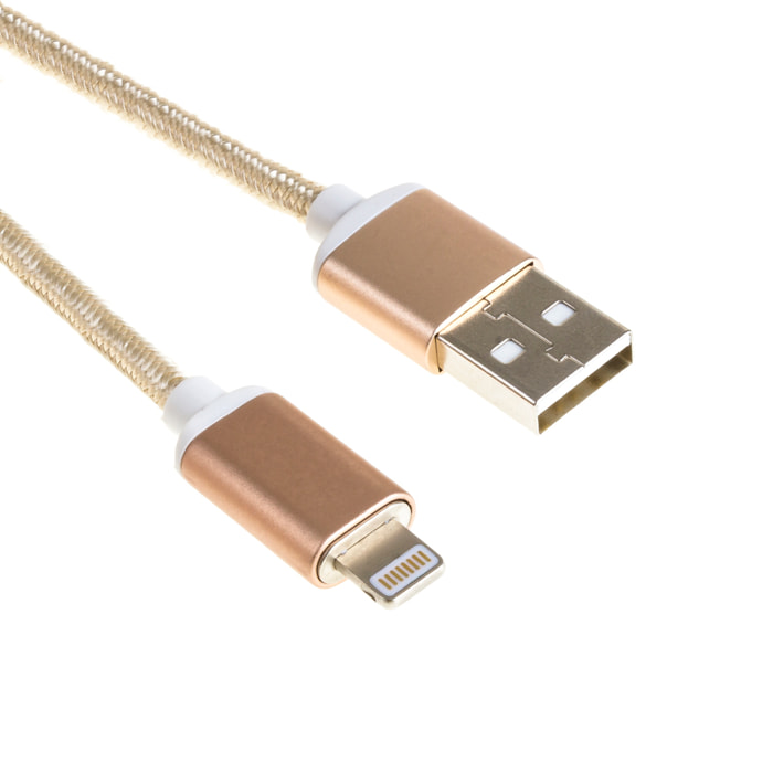 DAM CAVO DATI MAGNETICO LIGHTNING 8 PIN 1001 Cm. Colore: oro