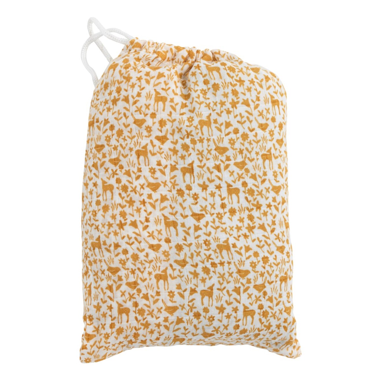 Lot de 2 draps housse bébé en coton bio blanc