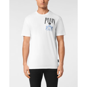 PHILIPP PLEIN Camiseta de cuello redondo y manga corta RACING