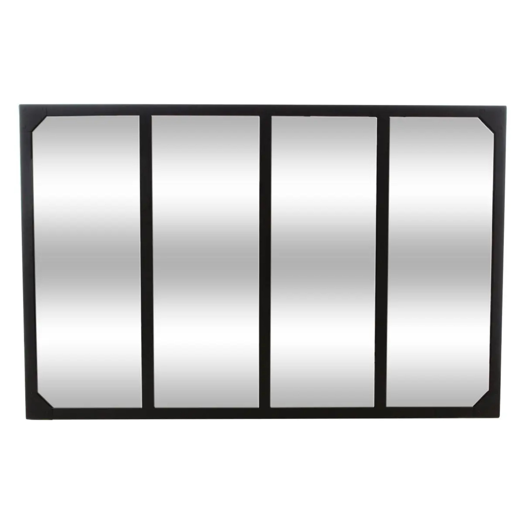 Miroir d'atelier "Lola" noir 116x76cm