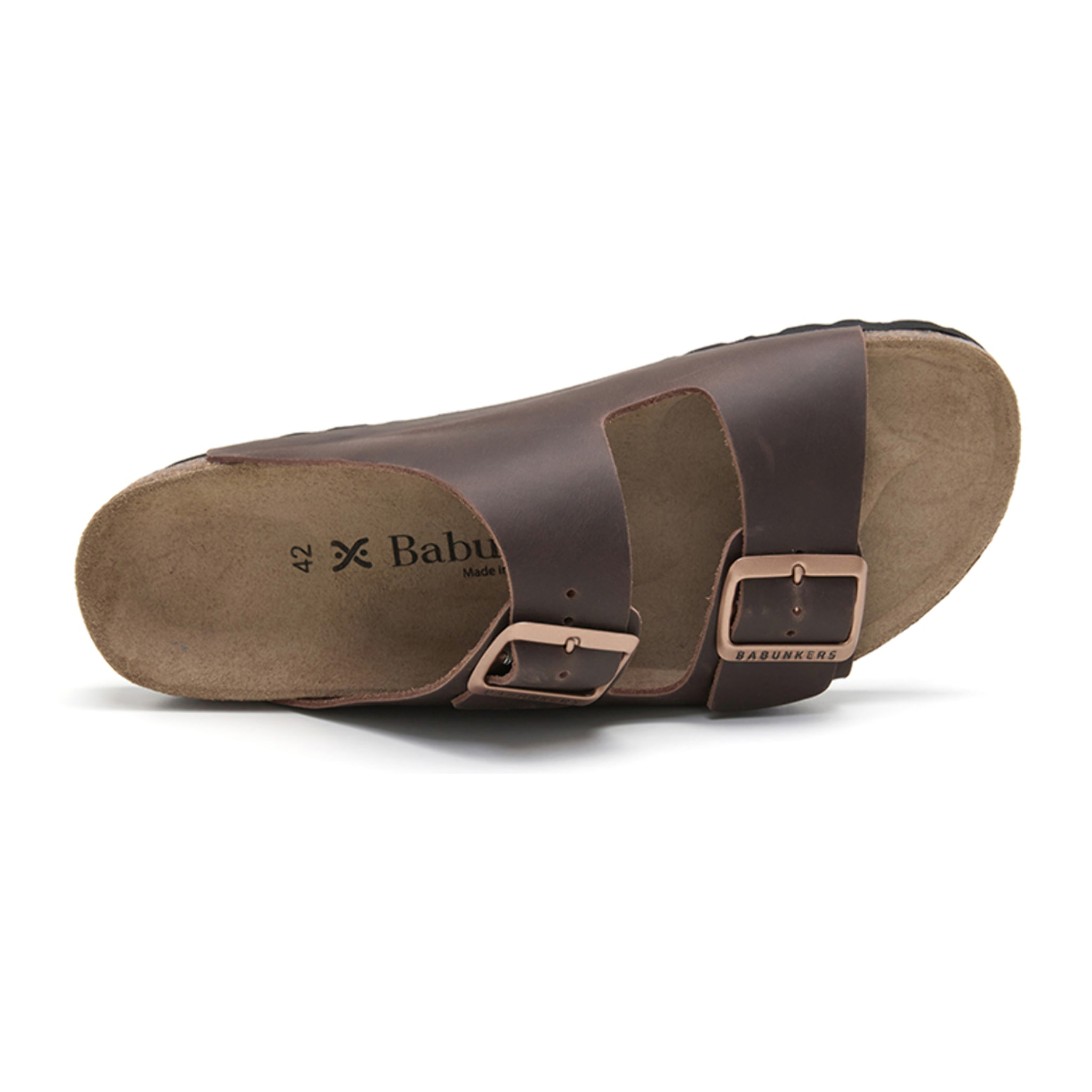 SANDALIA BABUNKERS MARRON