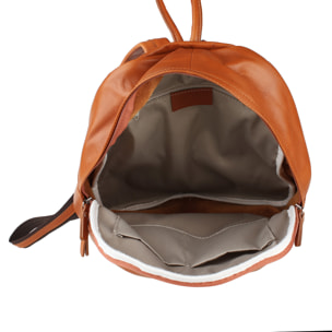 Chicca Borse Borsa Zaino Cuoio