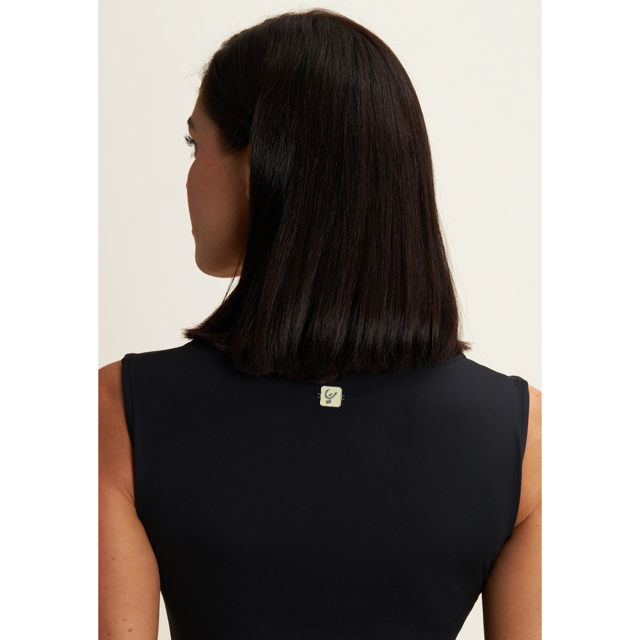 Body senza maniche con scollo quadrato