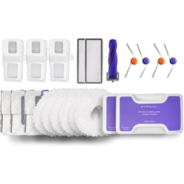 Kit accessoires NARWAL Entretien brosses filtres Freo Z Ultra Z10