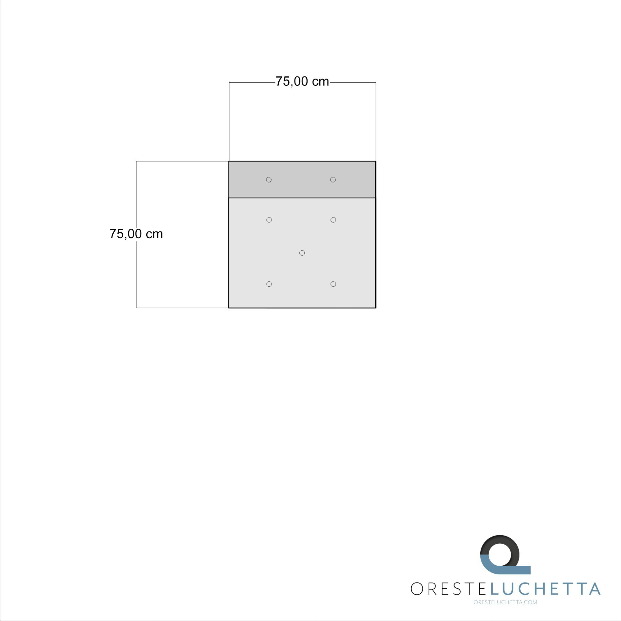 ORESTELUCHETTA Elemento centrale OUTDOOR PASTEL