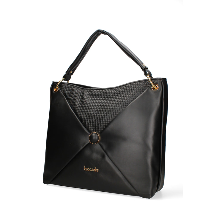 Borsa a spalla  da donna In Vera pelle Made in Italy 14x35x40 cm