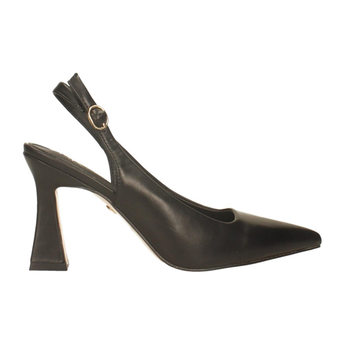 Décolleté sling back Donna Tata Italia Nero