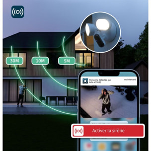 Caméra de surveillance ARLO 2 caméras ext Floodlight 2K