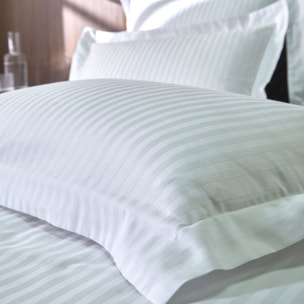 Lot de deux taie d'oreiller 100% satin coton amboise