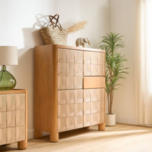 Buffet haut Netsi rectangulaire beige