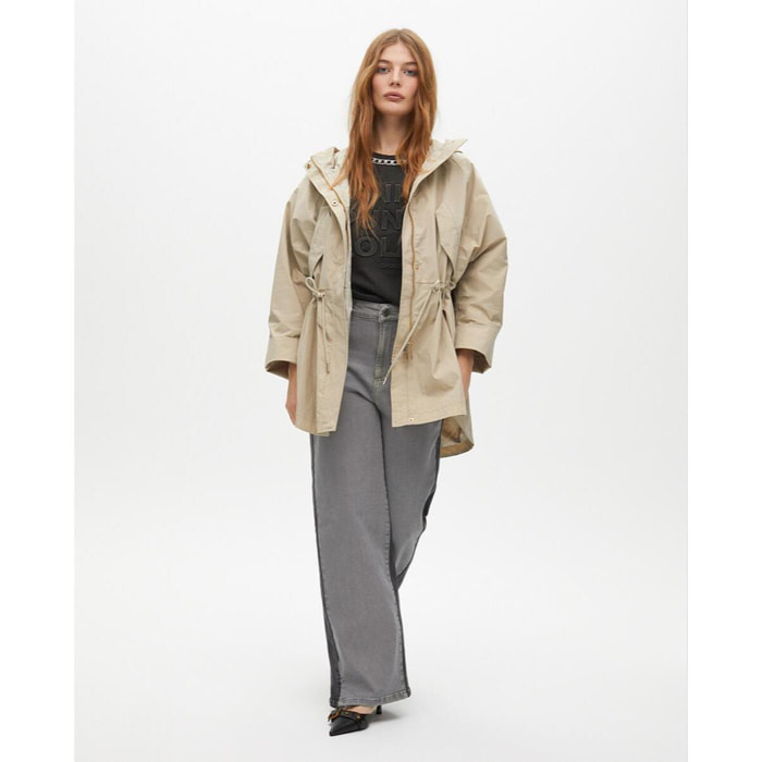 Parka Oversize Cintura Regolabile