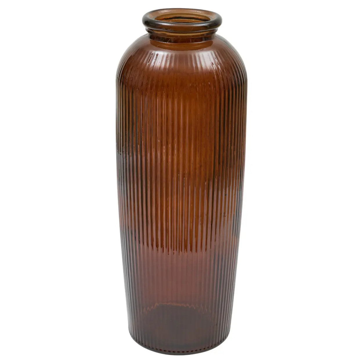 Vase Luz ambre H72cm