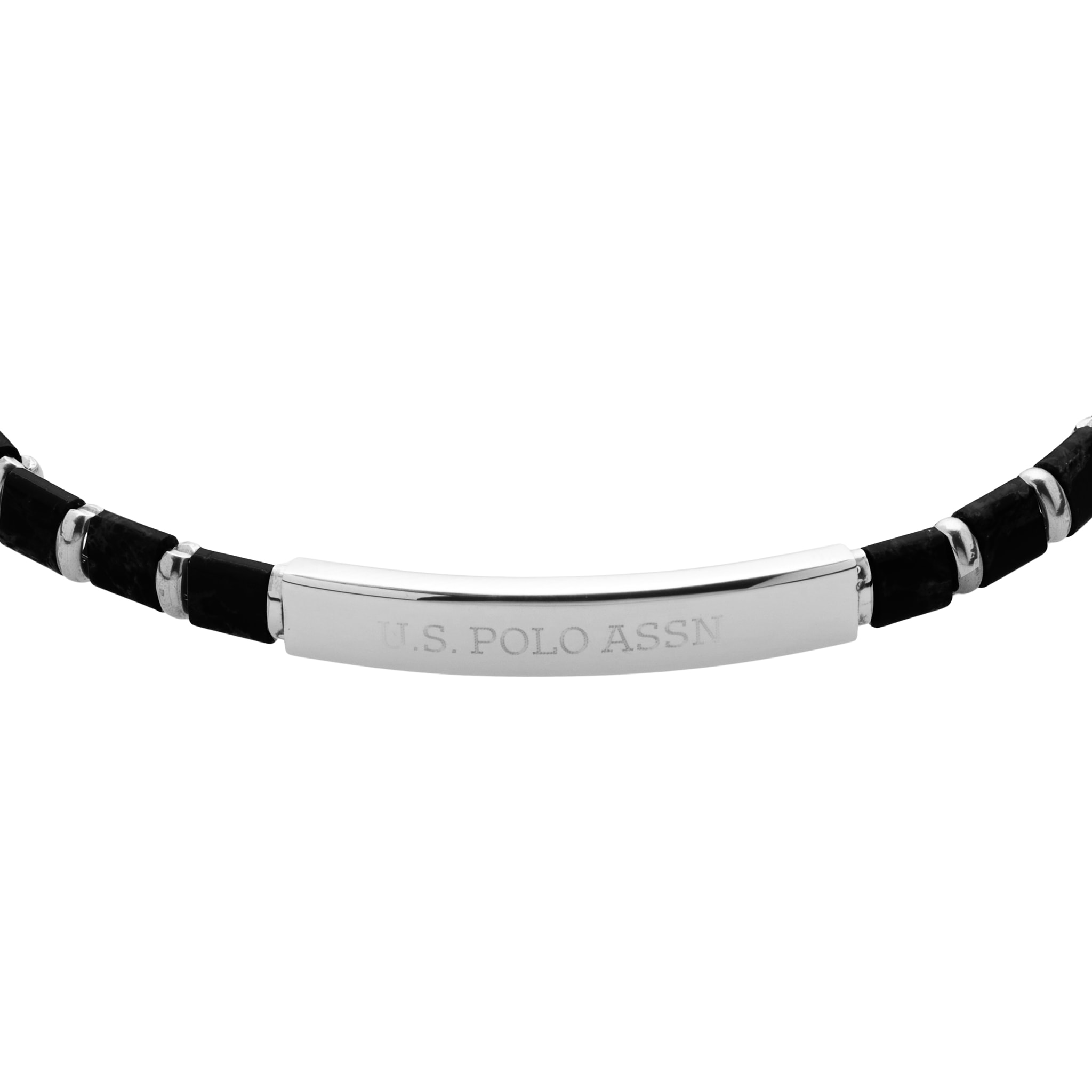 Bracciale U.S. Polo Assn. In acciaio con pietre