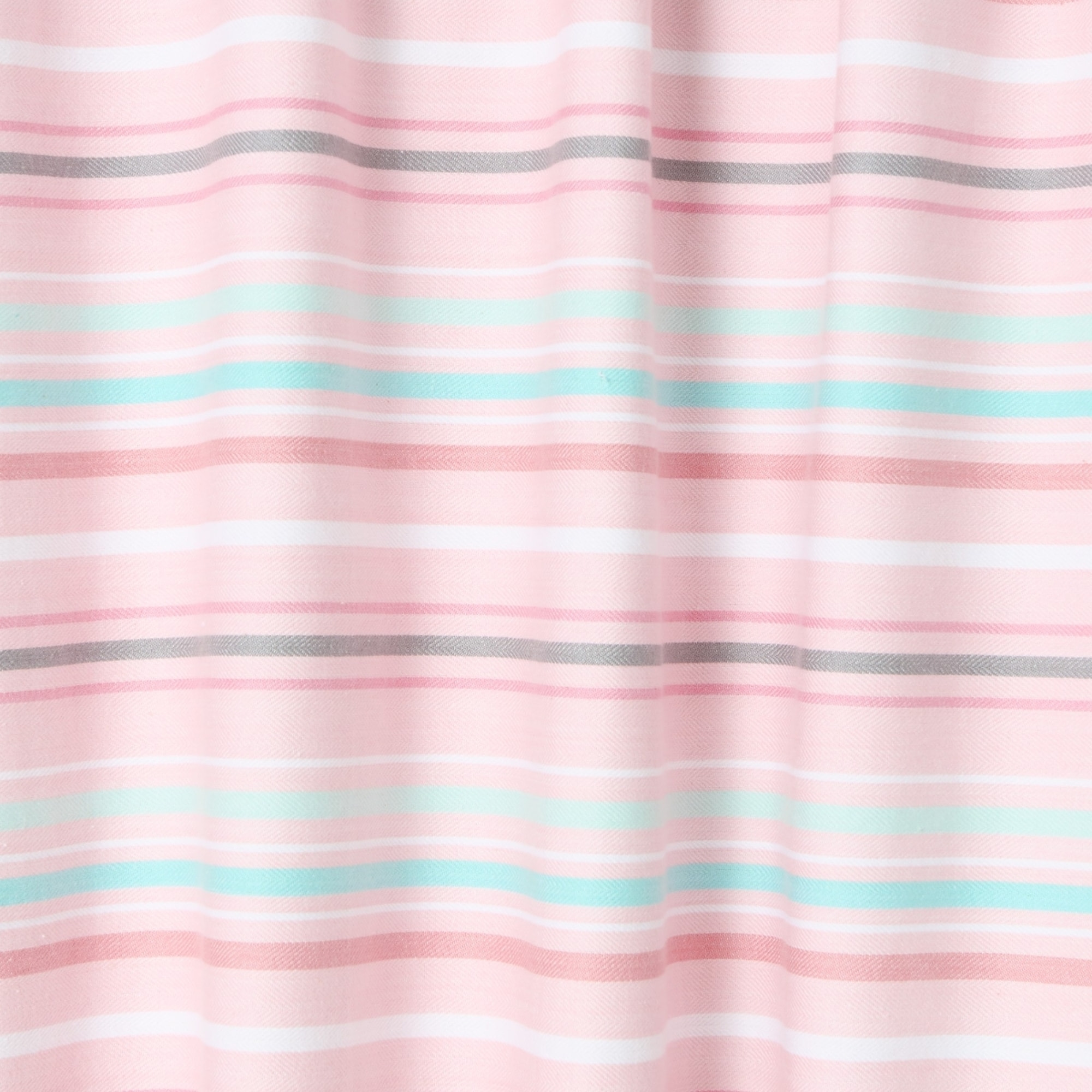 Toalla de playa rayas tejidas y rizo Numi color rosa Algodón