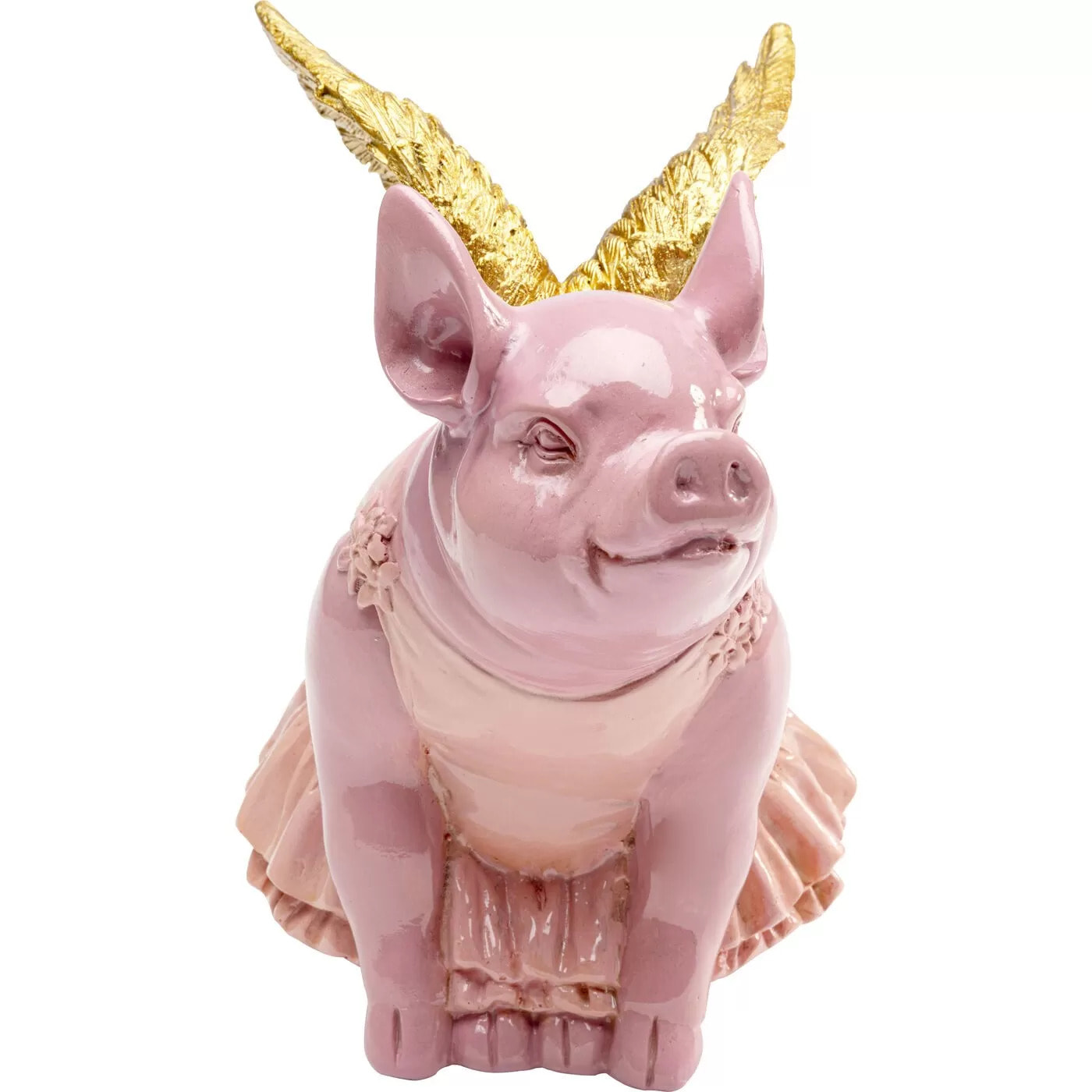 Tirelire cochon ailé rose 15cm Kare Design