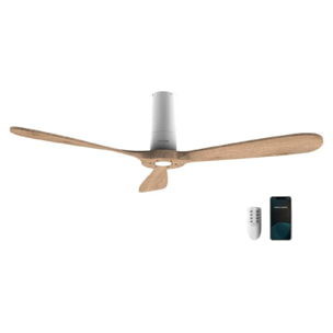 Ventilador de Techo con Mando a Distancia y Wifi EnergySilence Aero 5500 White A