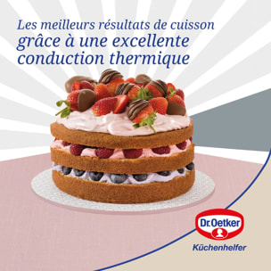 Set de 2 moules à manqué 18 et 20 cm et moules pour layer cake Dr. Oetker Rétro