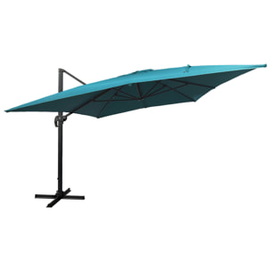 Parasol déporté MOLOKAI rectangulaire avec housse -