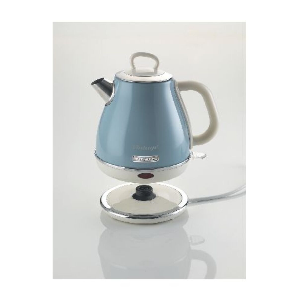Bouilloire ARIETE vintage bleue
