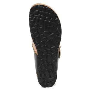 Sandalo flat Donna colore Nero