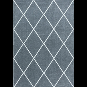 Tapis salon et chambre tissé motif scandinave SEMO