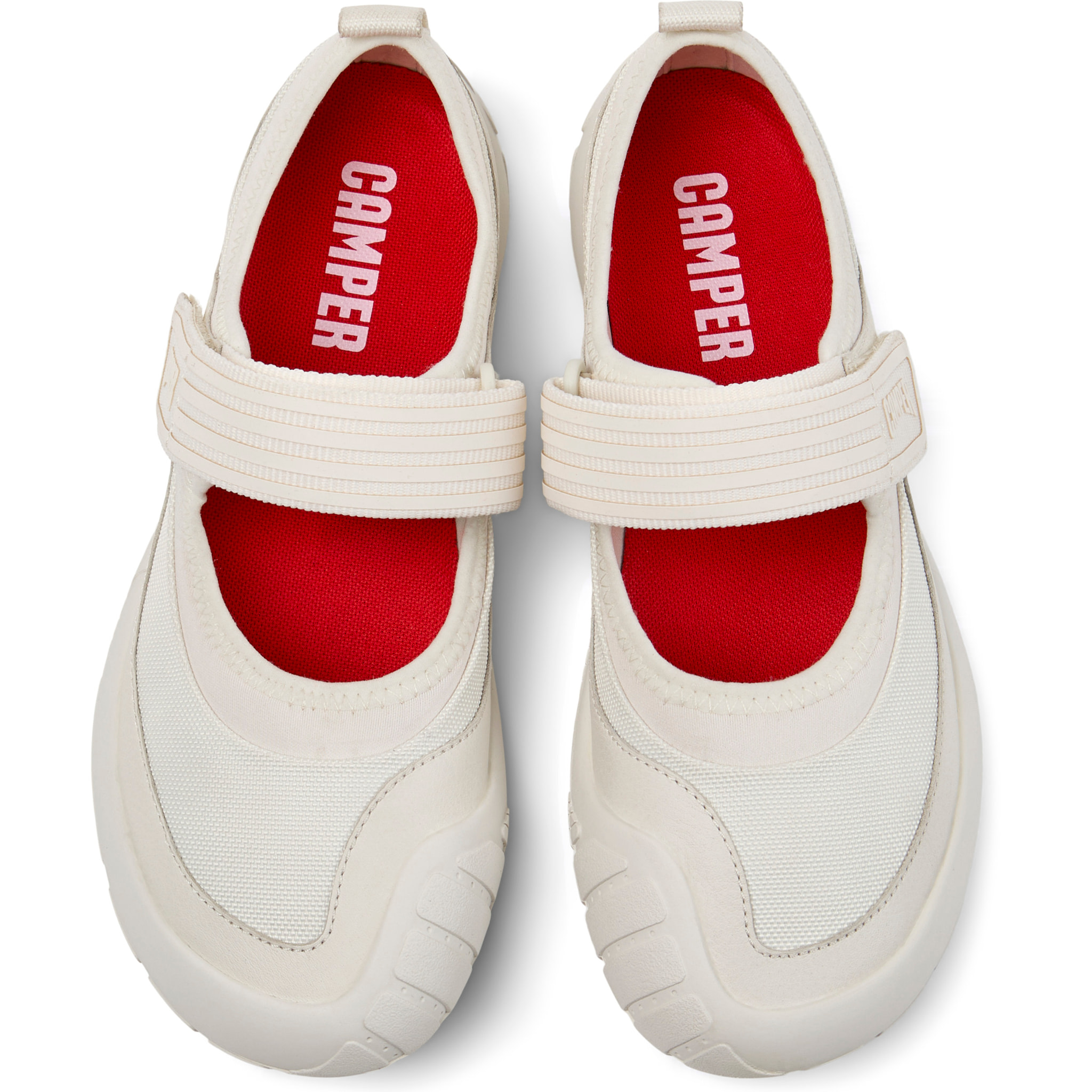 Bailarinas - CAMPER Peu Path - Blanco - Cuero liso