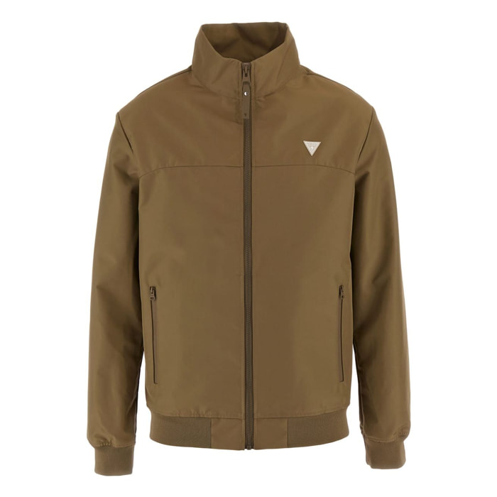 Veste - logo - coupe classique - marron