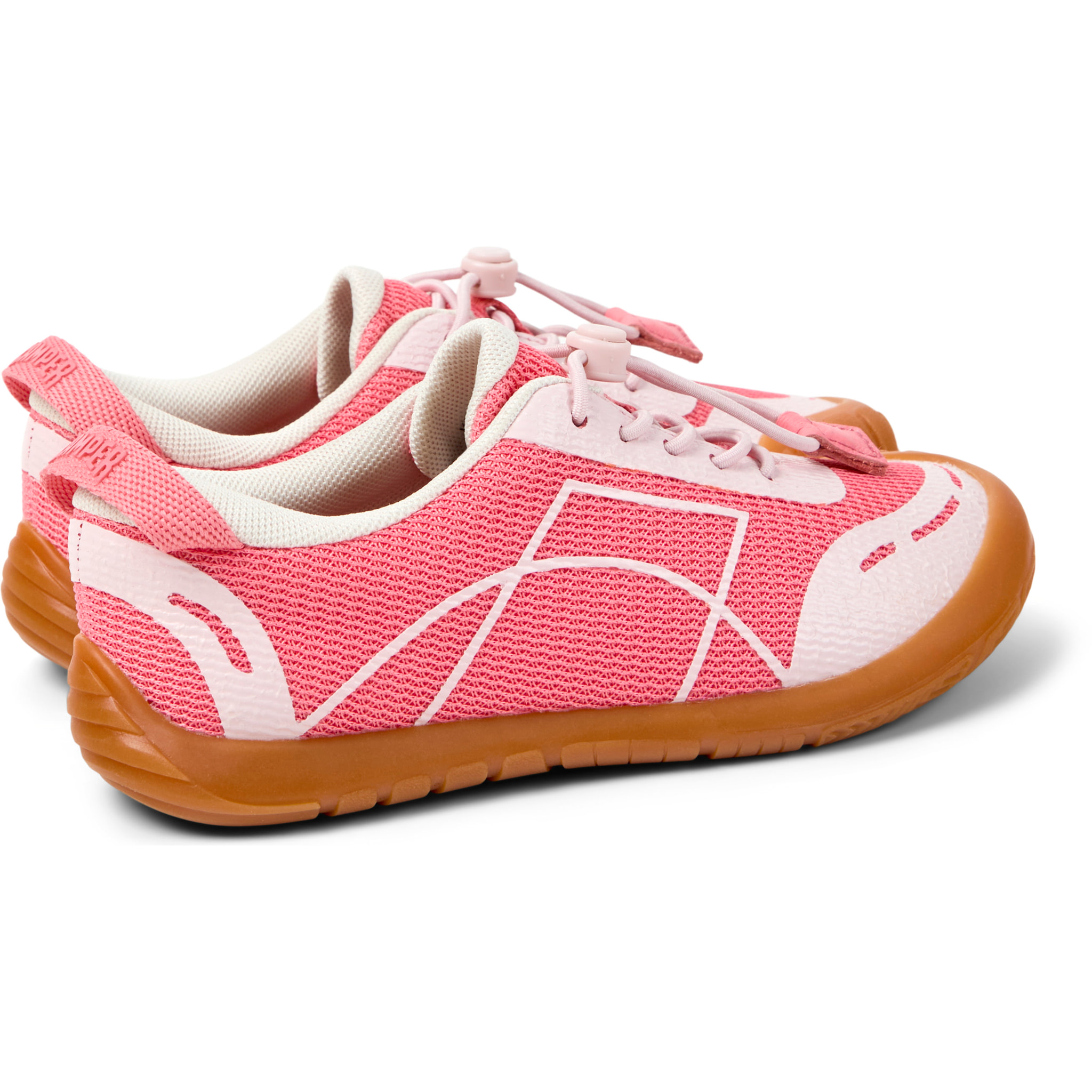 Zapatillas - CAMPER Peu Path Kids - Rosa - Textil técnico
