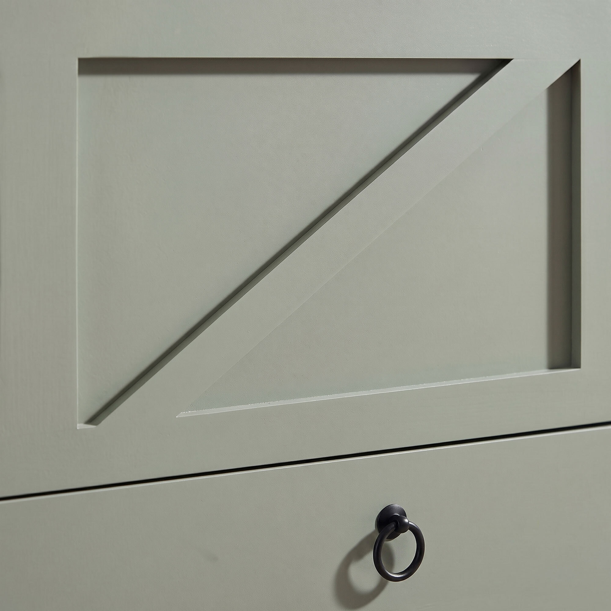 Kura - Cassapanca contenitore 100x50x40 cm Portaoggetti con Cerniere di Sicurezza e con Cassettiera in Legno Salvia