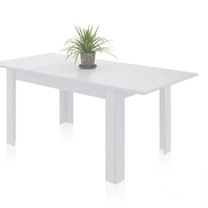 Mesa de comedor extensible Danna 140 Blanco Brillo