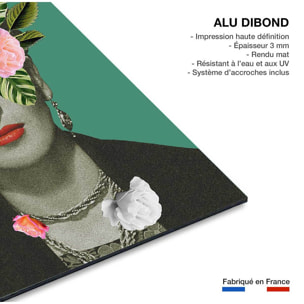 Tableau de fleurs frida fleurie  Tableau alu Dibond