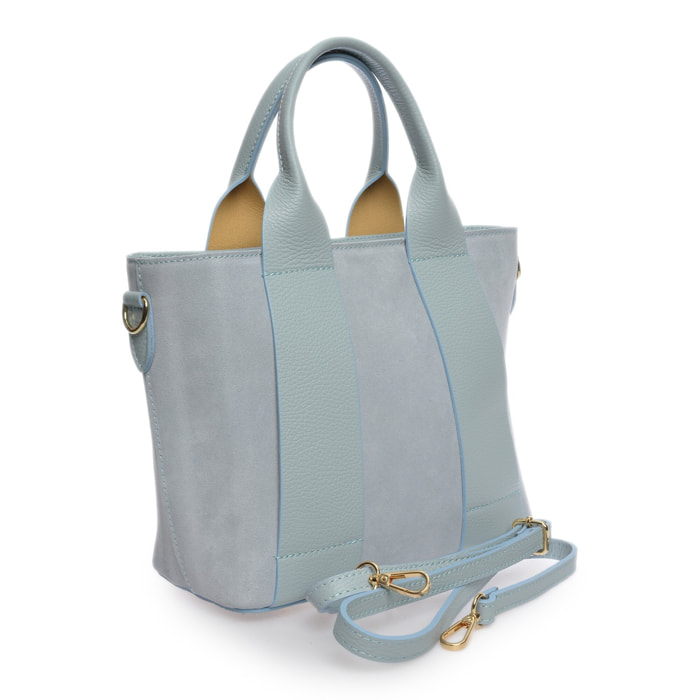 Borsa a mano Anna Luchini Turchese