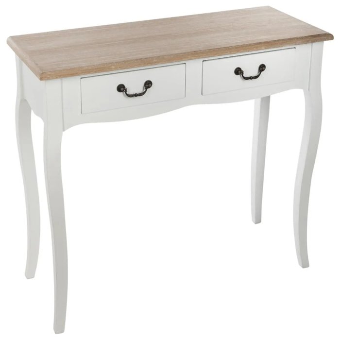 Console "Chrysa" blanc L87cm