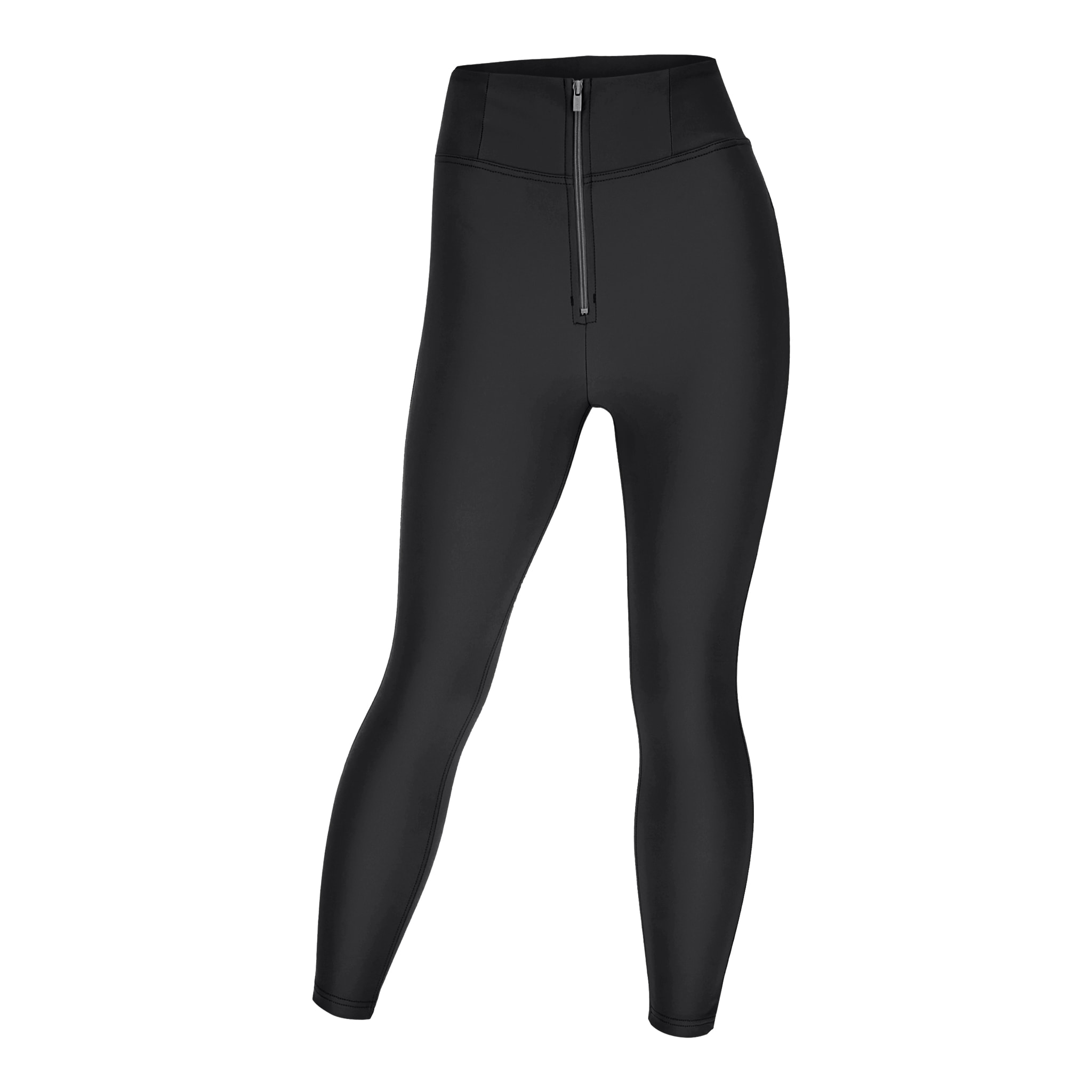 Pantaloni push up WR.UP® curvy 7/8 superskinny similpelle