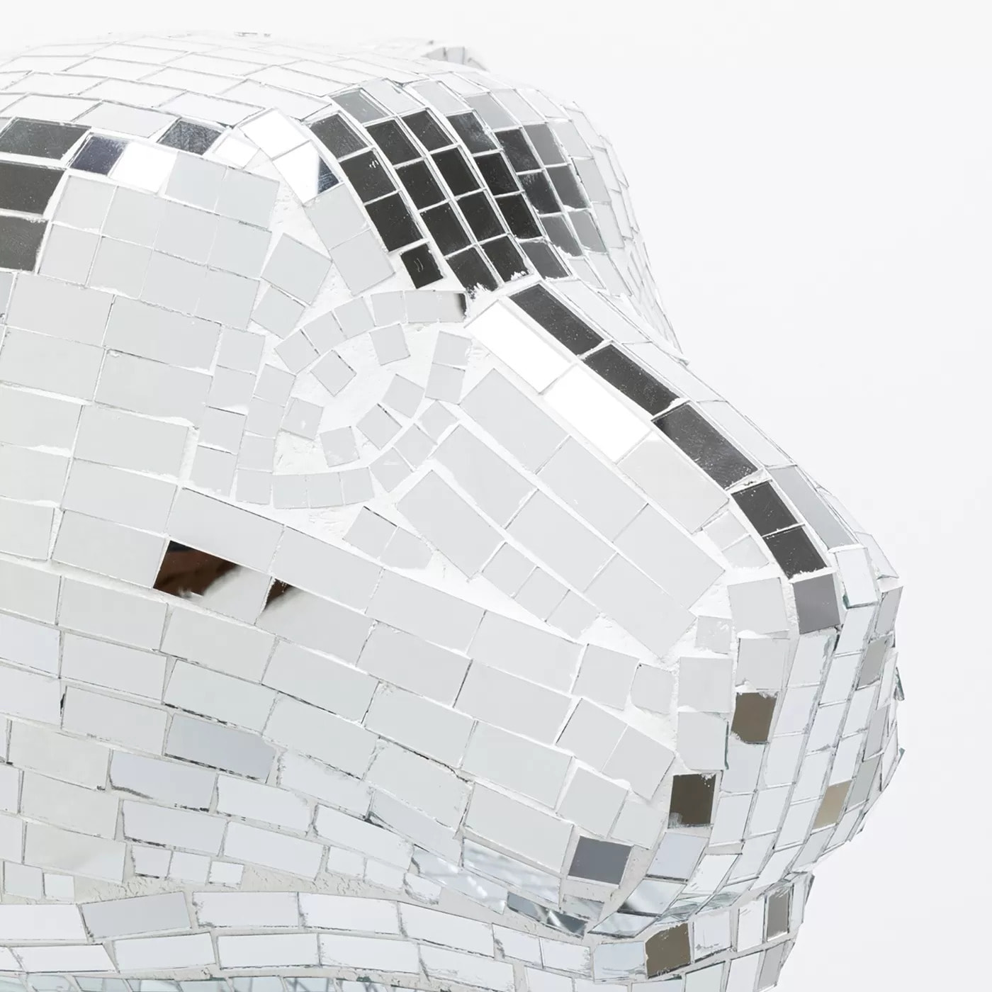 Déco panthère mosaïque XL 150cm droite Kare Design
