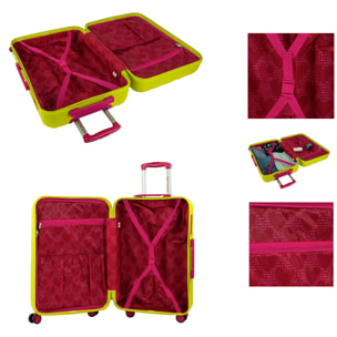 Juego De Maletas Pc Agatha Ruiz De La Prada Iconic Pistacho