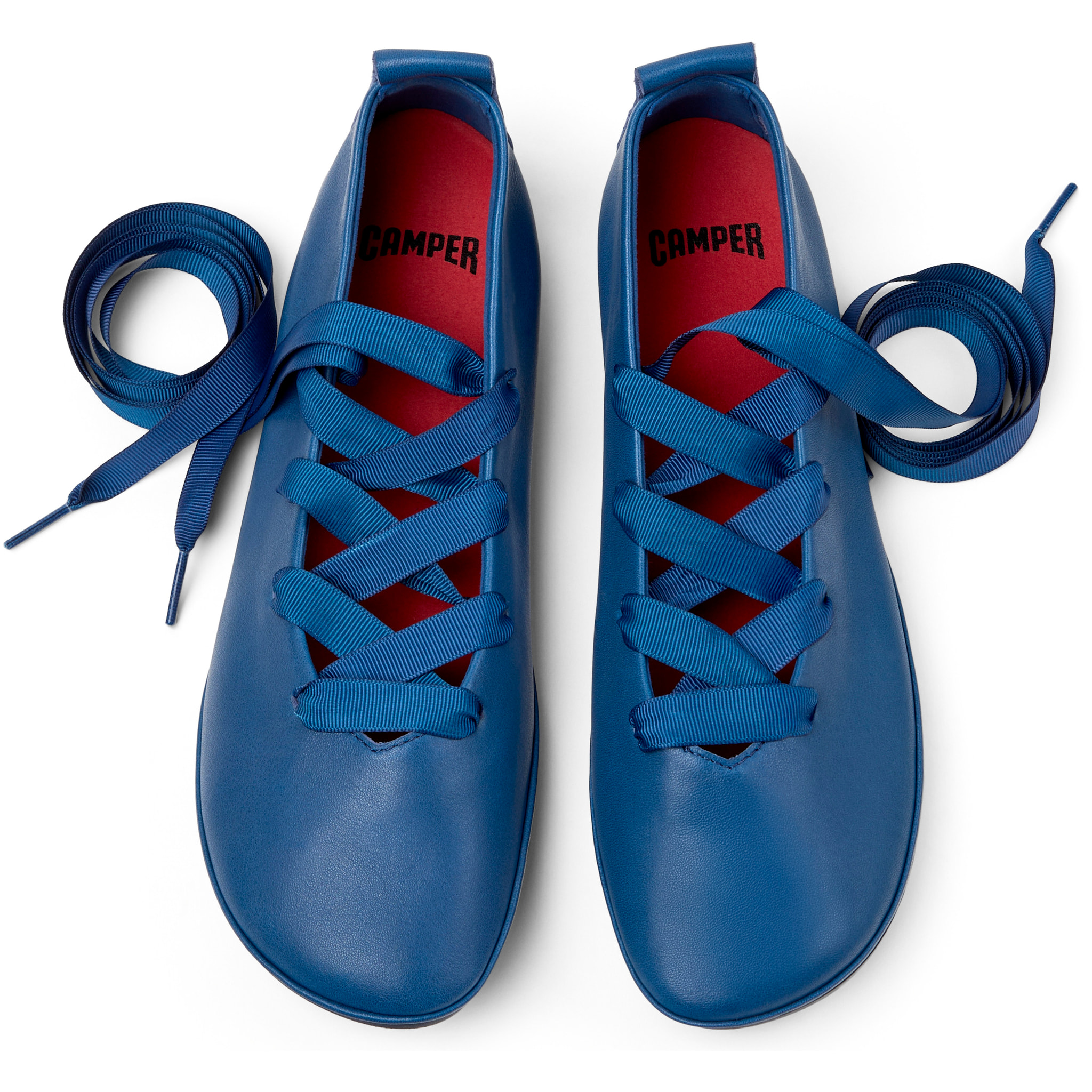 Bailarinas - CAMPER Right Nina - Azul - Cuero liso