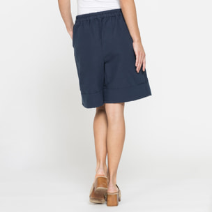 BERMUDA IN MISTO LINO COMFORT FIT